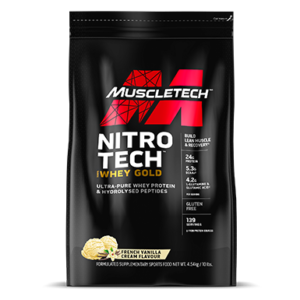 Nitro-Tech 100% Whey Gold - French Vanilla - 10lbs.