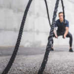 Battle ropes exercise